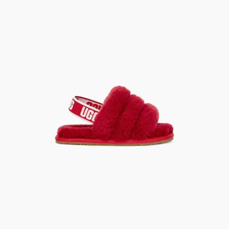 UGG Fluff Yeah - Badesandaler Barn - Rød (NO-E146)